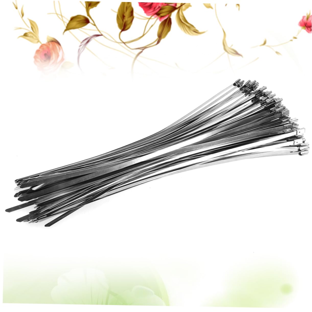 Brida de Acero Inoxidable Autoblocante 200 Piezas Negro