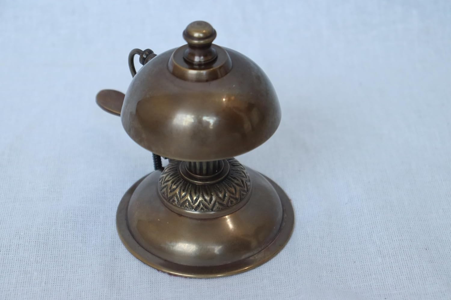Classic Nautical Brass Ship Bell with Wooden Frame Vintage Maritime Decor for Home or Office Maritime Navy Ship's Decor & Gifts