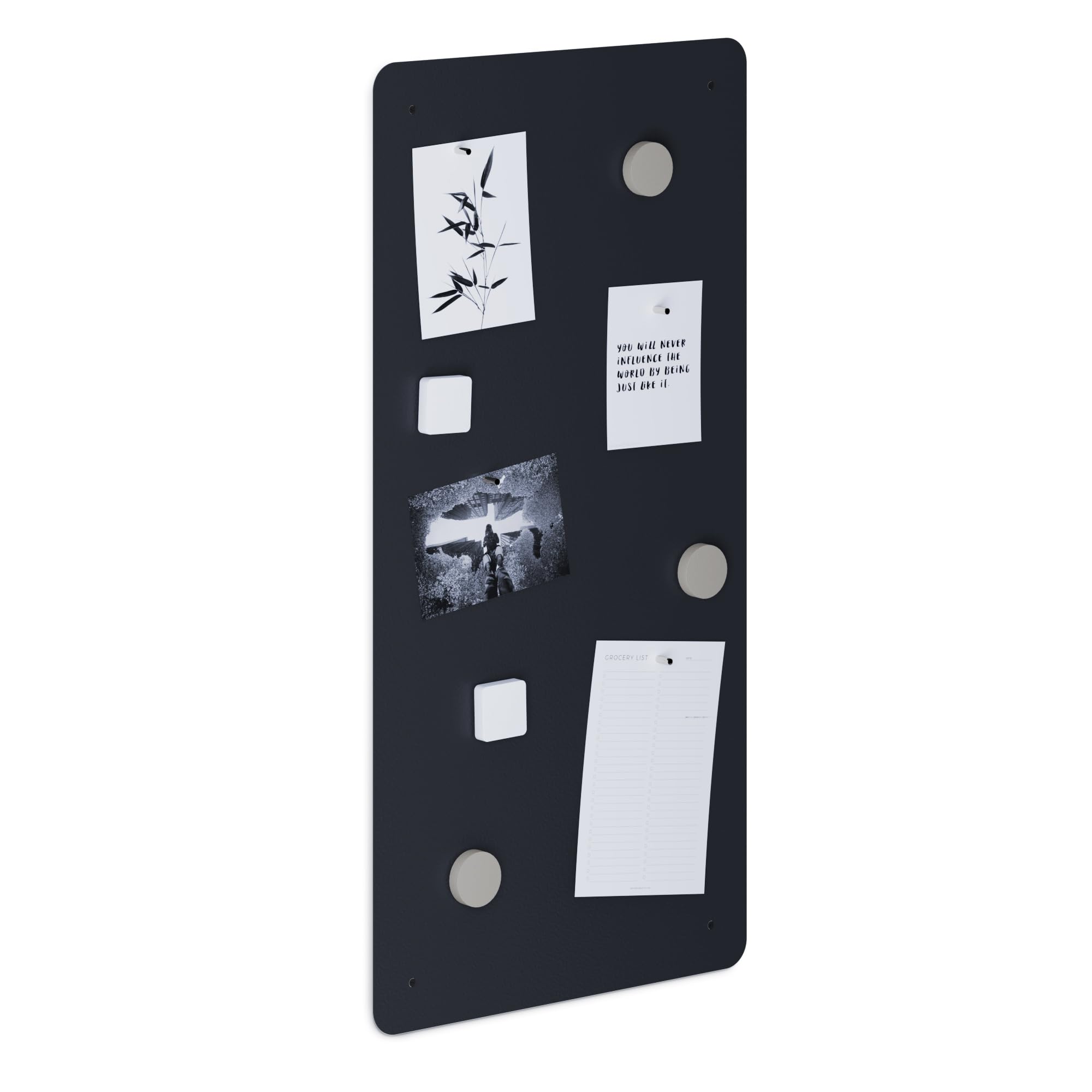Flatbo Metalen Magneetbord, 50 X Cm, Bord Voor Ansichtkaarten Vakantiesouvenirs Of Notities Inclusief 4 Magneten En Montageset 2327515831