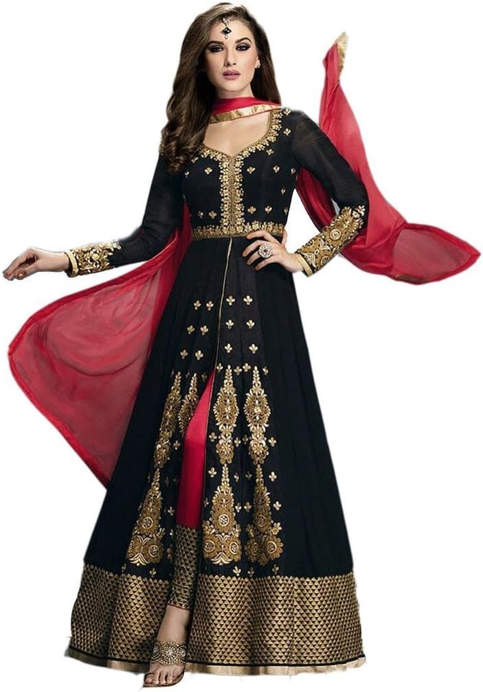RUHANI Women's Anarkali Salwar Kameez Designer Indian Dress Bollywood Ethnic Party