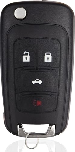 Llavero de automóvil de repuesto para Chevy Cruze Camaro Impala Equinox Malibu SonicGMC TerrainBuick Lacrosse Regal Verano Encore 2010-2019 para