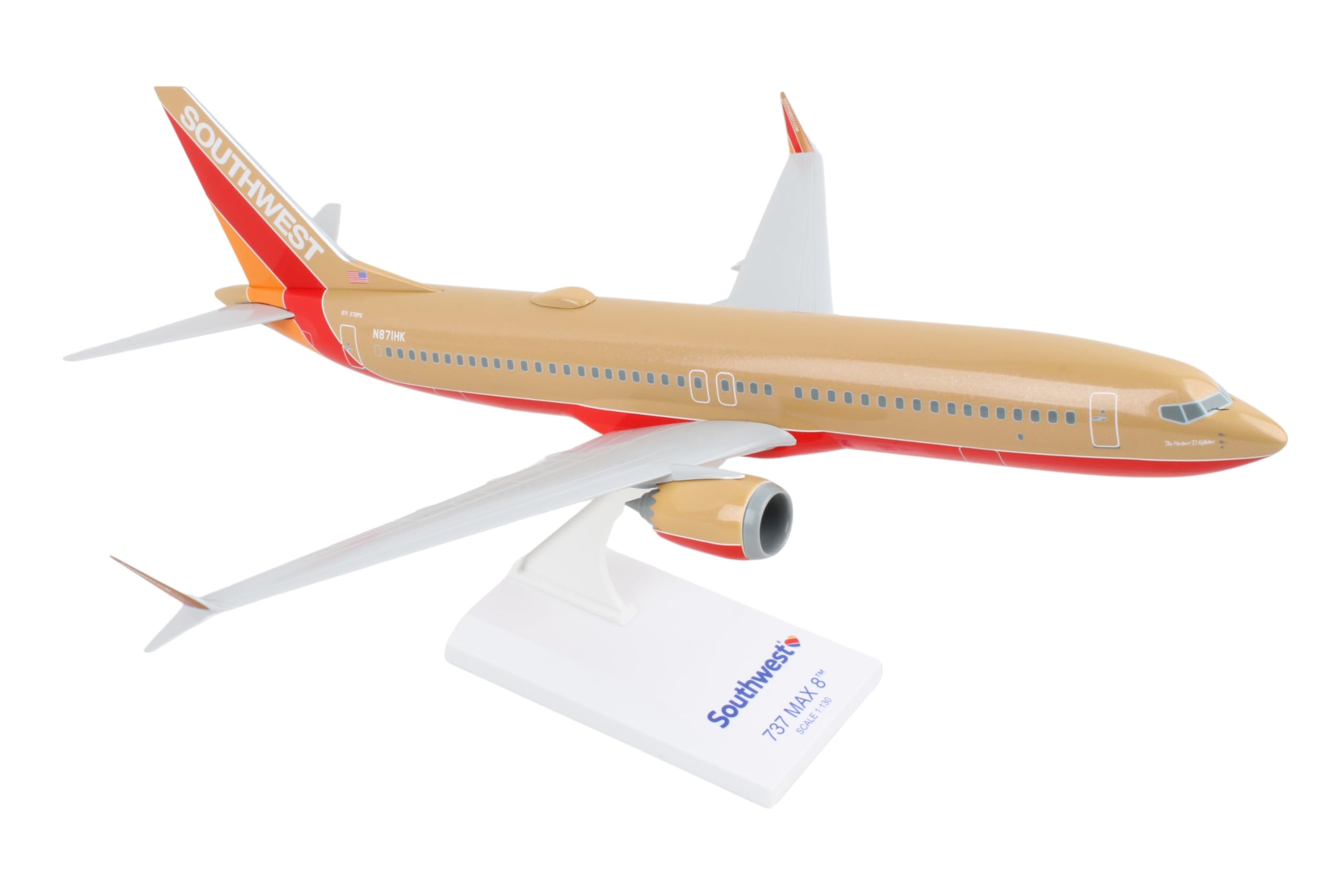 Amazon.com: Skymarks Daron Southwest 737-MAX8 1/130 HERB Kelleher