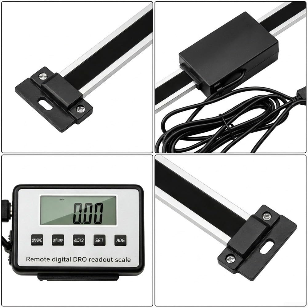 Sensor Desplazamiento Digital 150mm Precisión 0.001mm(Square, 0-600 mm)