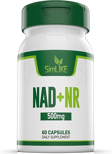 Ribosida de nicotinamida NAD+con suplemento de resveratrol precursor NR - Apoya el envejecimiento saludable, la metilación, la producción de energía disponible en Yaxa Venezuela