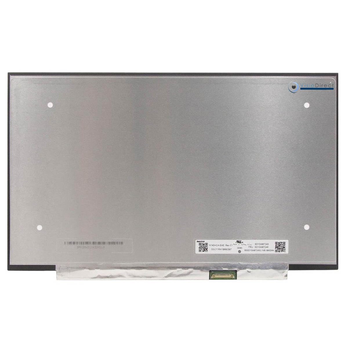 Visiodirect Dalle ecran 14" LED Type B140HAN04.0 HW0A 1920X1080 315mm 30pin sans Fixation