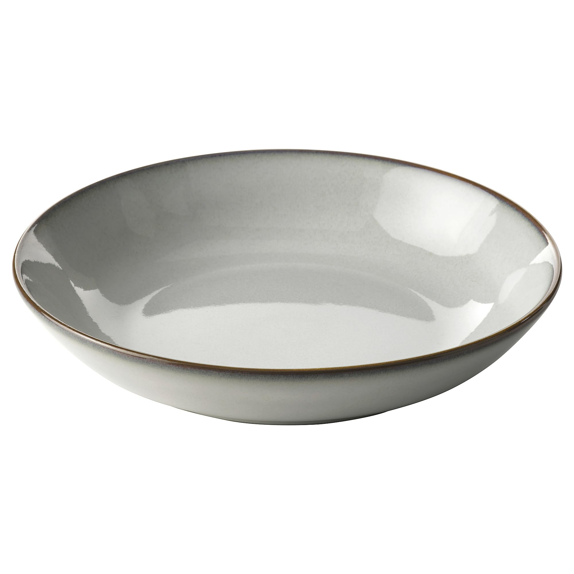 Assiette creuse GLADELIG grise 21 cm pour sublimer vos dîners chaleureux en famille