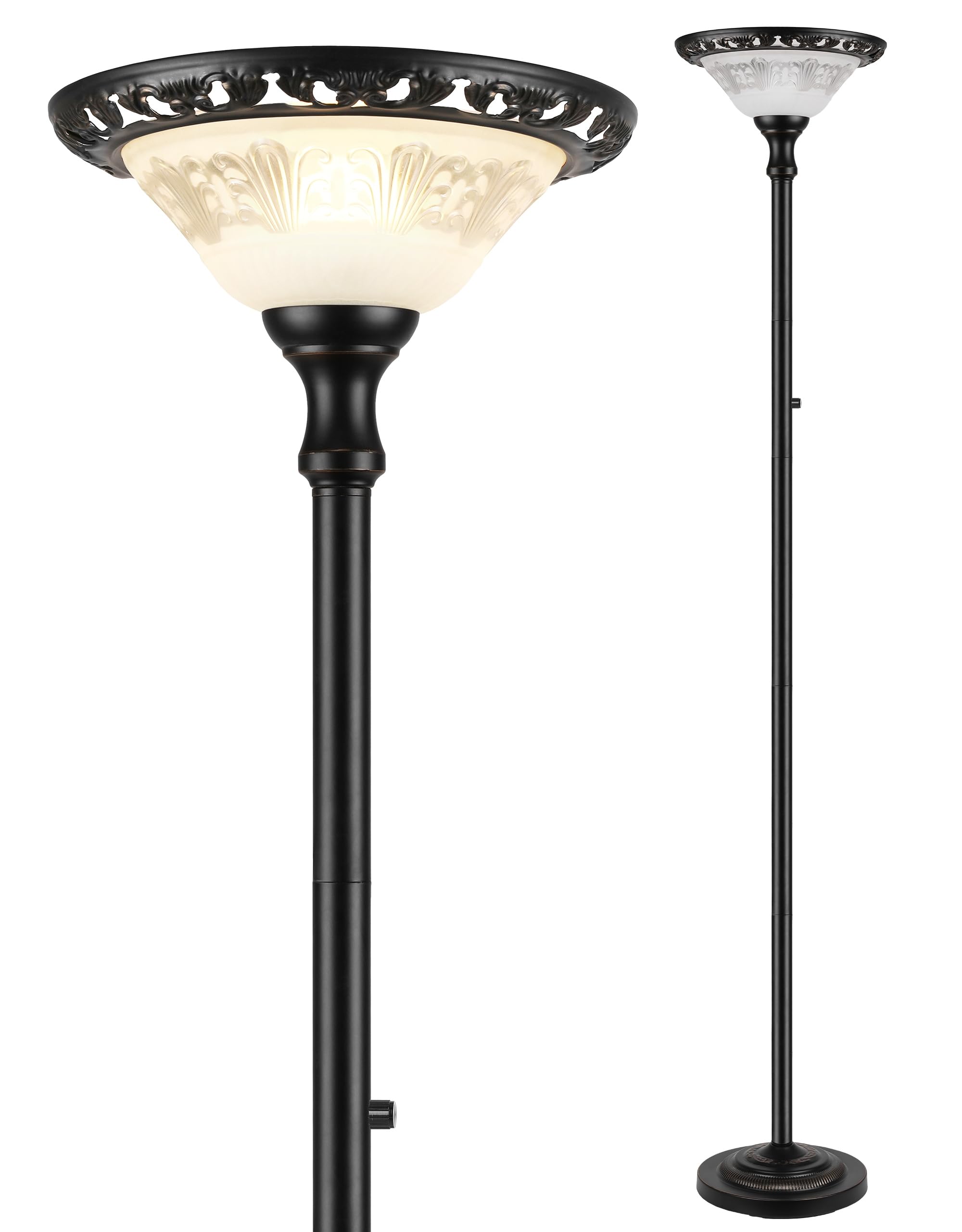 PARTPHONER Torchiere Floor Lamp