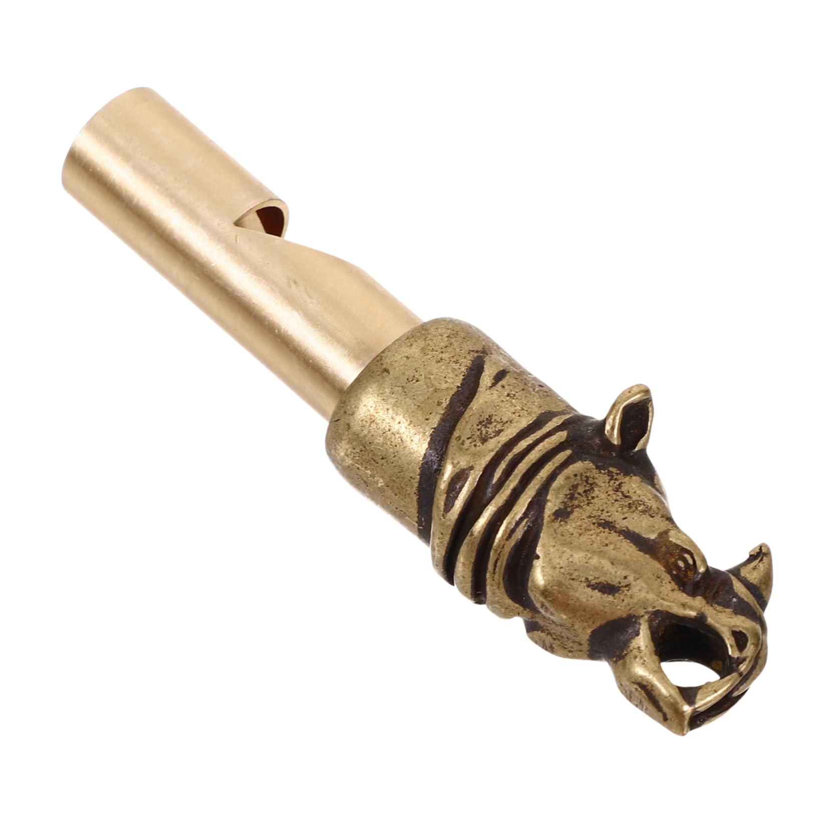 Abaodam Camping Tool Whistle Pendant Delicate Brass Whistle Keychain for Teachers and Families