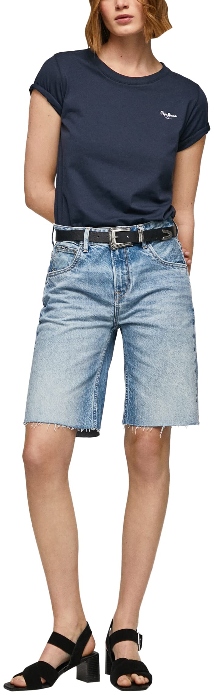 Pepe Jeans Violet Bermuda Shorts para Mujer