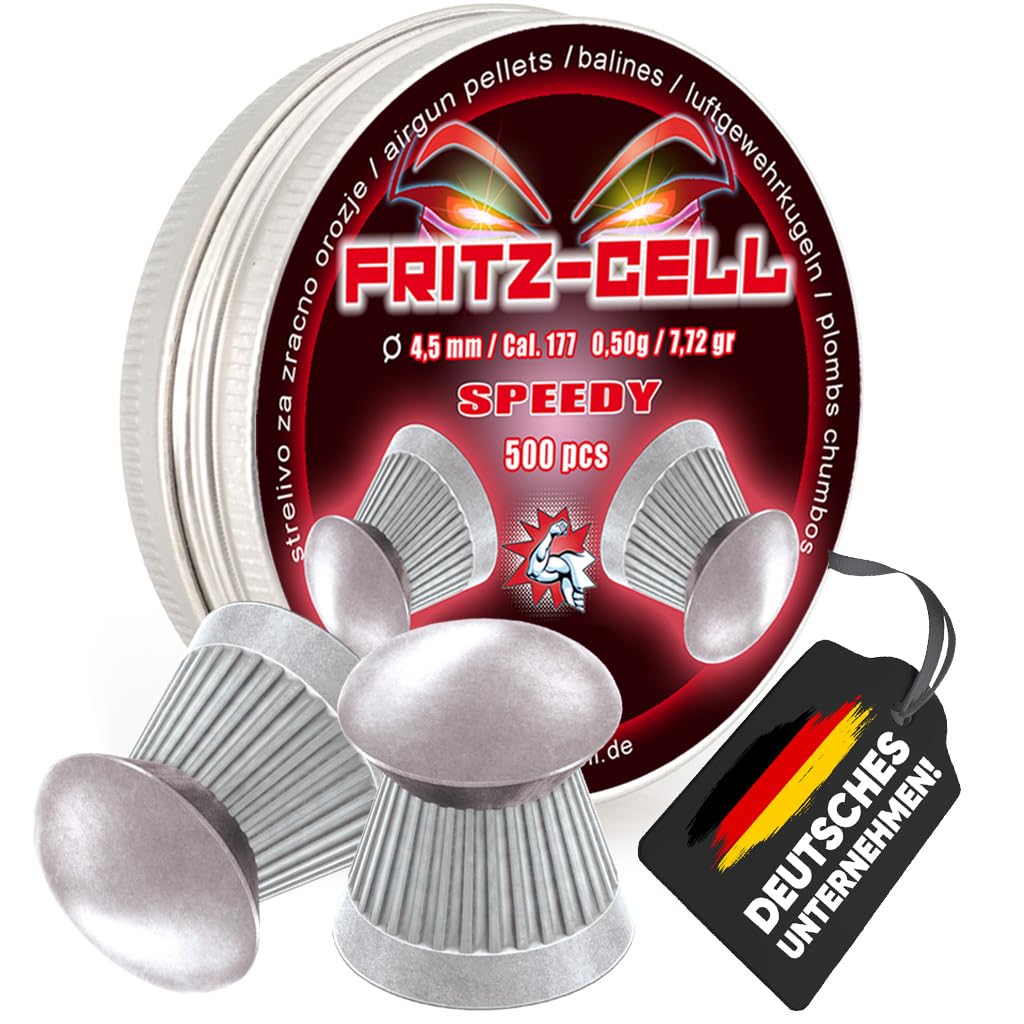 500 Speedy Diabolos 4,5mm Fritz-Cell für Luftgewehr Luftpistole