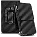 Produktbild N4U Online - Nokia 222 Karbonfaser Tasche Gürtel Schutzhülle