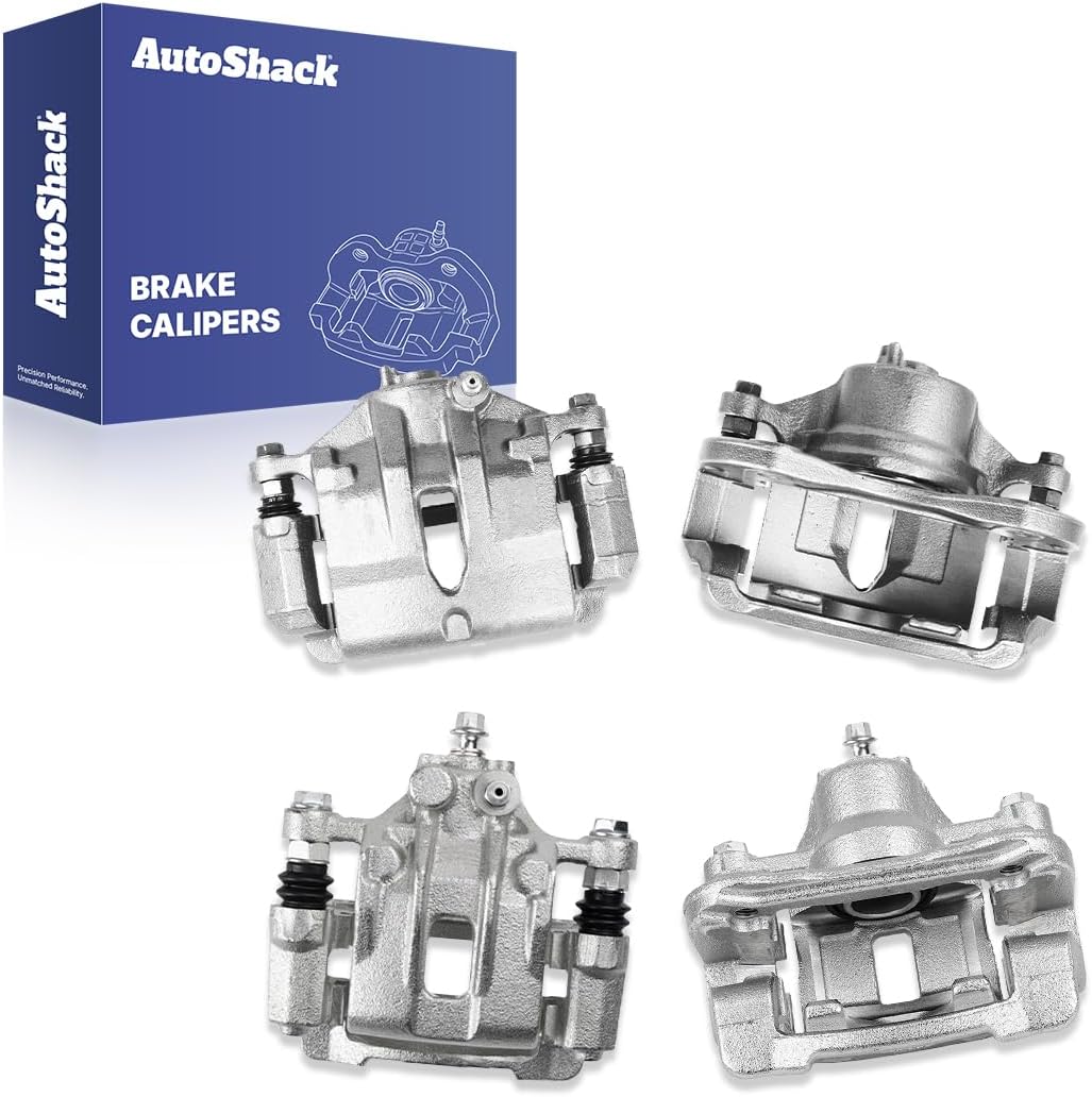 AutoShack Front & Rear Brake Calipers Replacement for 2011-2016 Kia Sportage 2010-2015 Hyundai Tucson 4-PC Set