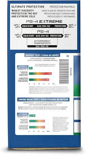 Miniatura 4 de Polaris Kit de cambio de aceite para modelos específicos RANGER, Sportsman, Scrambler, ACE 500 con motor de 4 tiempos, incluye 2 cuartos de galón de