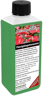 GREEN24 Anthurium Dünger - Spezialdünger für üppige Flamingoblumen, Anthurien, Herzblatt mit spektakulären Blüten - NPK Flüssigdünger 250ml Konzentrat