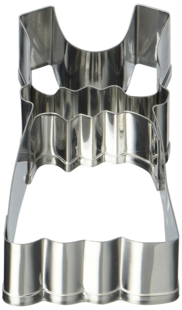 Städter formine per Biscotti Natale, Acciaio Inox, Set 3 Pezzi
