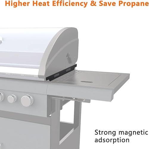 Miniatura 5 de Protectores de viento para Blackstone Griddle 36  Protectores de viento magnéticos para plancha  Compatible con grasa trasera  Estable y seguro