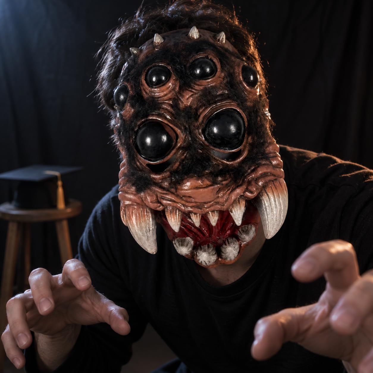 Maschera Ragno Horror Lattice