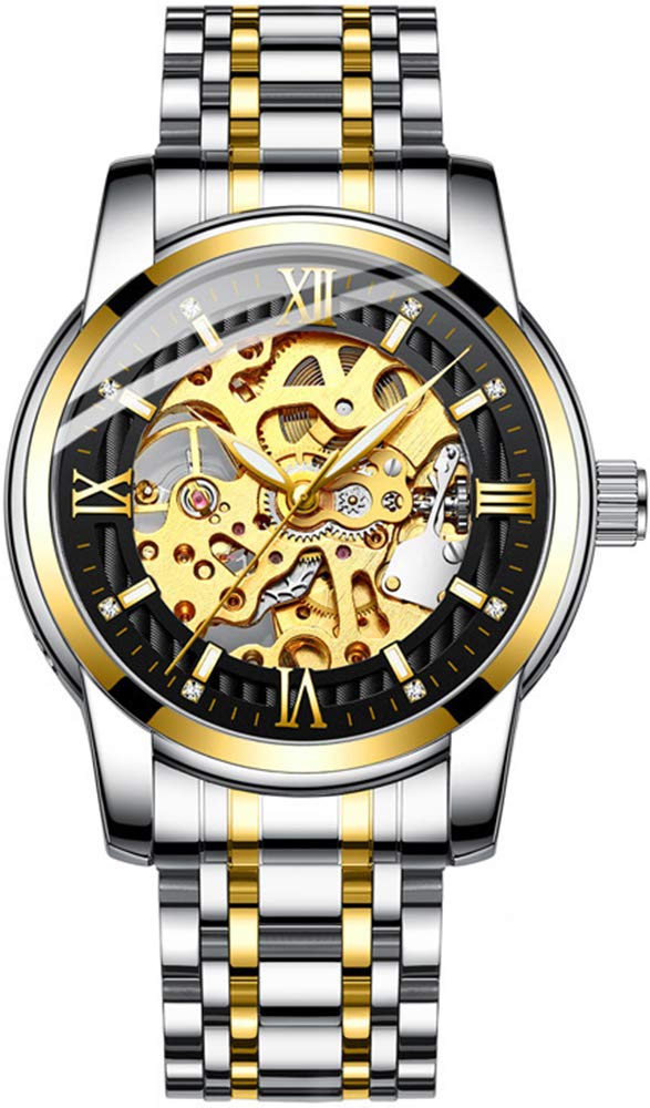 Delicate Skeleton Mechanical Watches for Men Automatic Slef-Wind