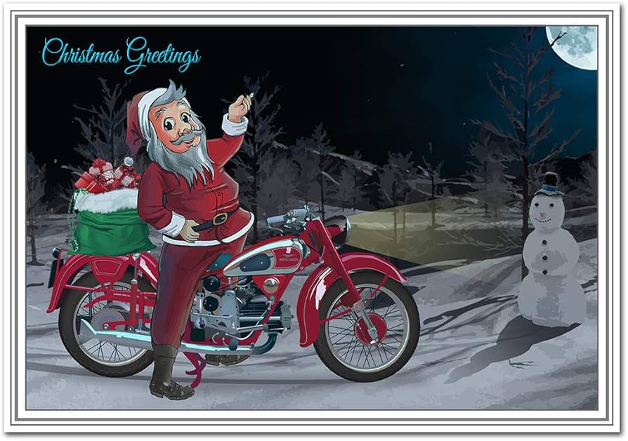 Motorbike christmas cards Clearance