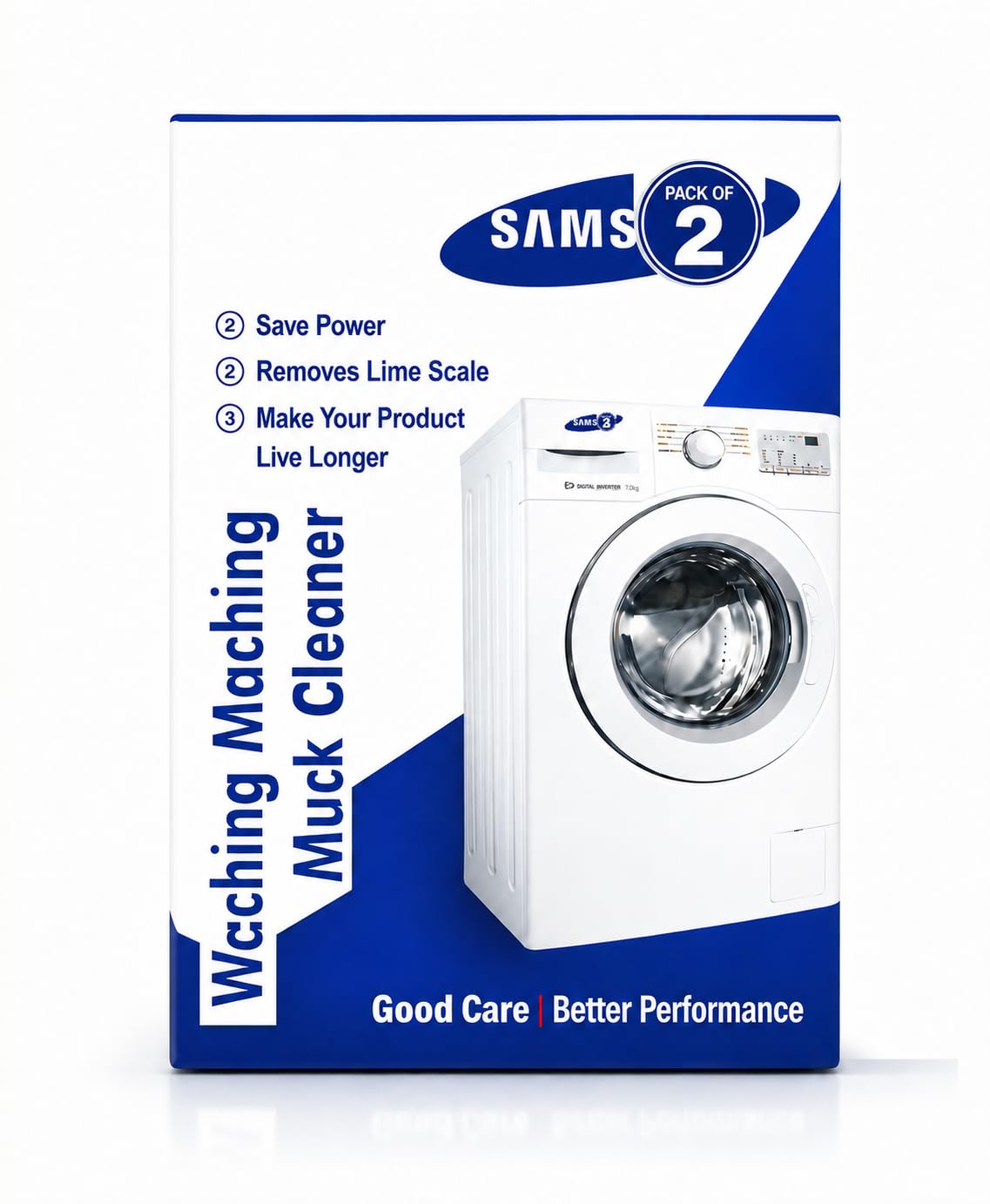 Washing Machine Descaling Powder Compatible with Samsung| Drum & Tub Cleaner for Front & Top Load | Removes Limescale, Mold & Bad Odour | Deep Clean Descaler Powder | 100g Each (Pack of 2)-picture-35