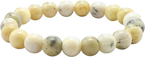 Miniatura 559 de Amazing Gemstone Pulsera de cristal para mujeres y hombres, pulsera de cristal curativo de protección, pulsera elástica con cuentas de piedras