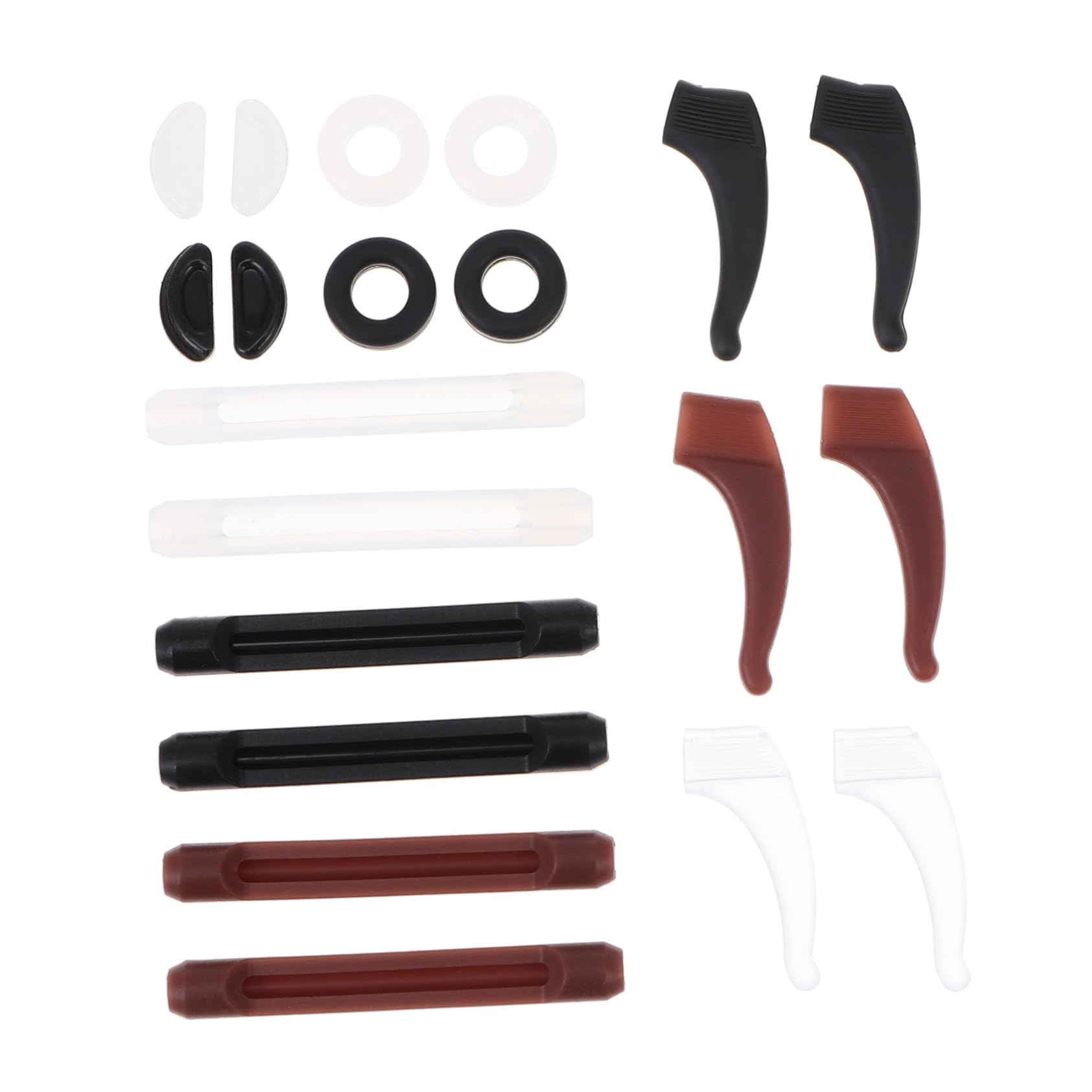 LIFKICH Silicone Eyewear Retainer Set Non-slip Glasses Cord Ear Hook Straps for Active Lifestyle