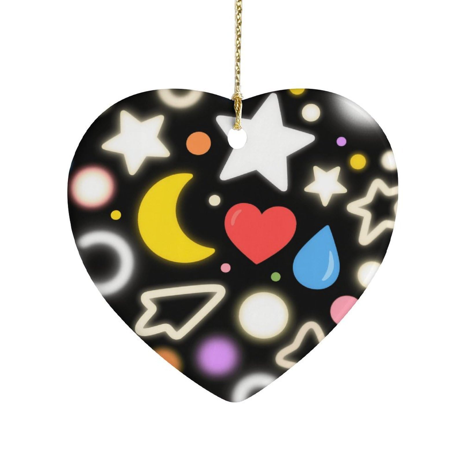 Fekiloot Style Irregular Pattern Ceramic Ornament Home Decor Keepsake
