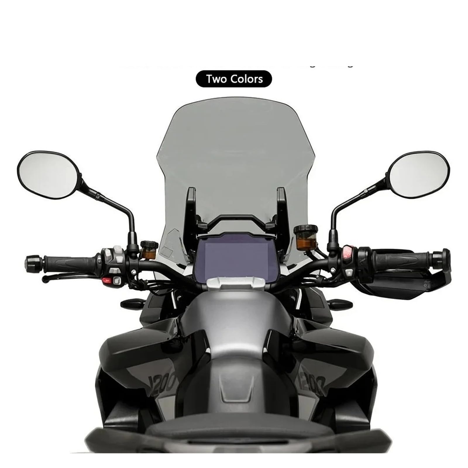 Moto Pare-Brise pour Tiger1200 GT/GT Pro, Déflecteur De Pare-Brise Moto Bulle/Saute Vent Compatible avec