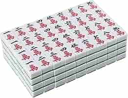 ドラえもん麻雀牌（レーザー彫刻) 144個　大きな麻雀38mm Amazon.co.jp: 麻雀 高級大数字麻雀 144 個の彫刻された牌付き