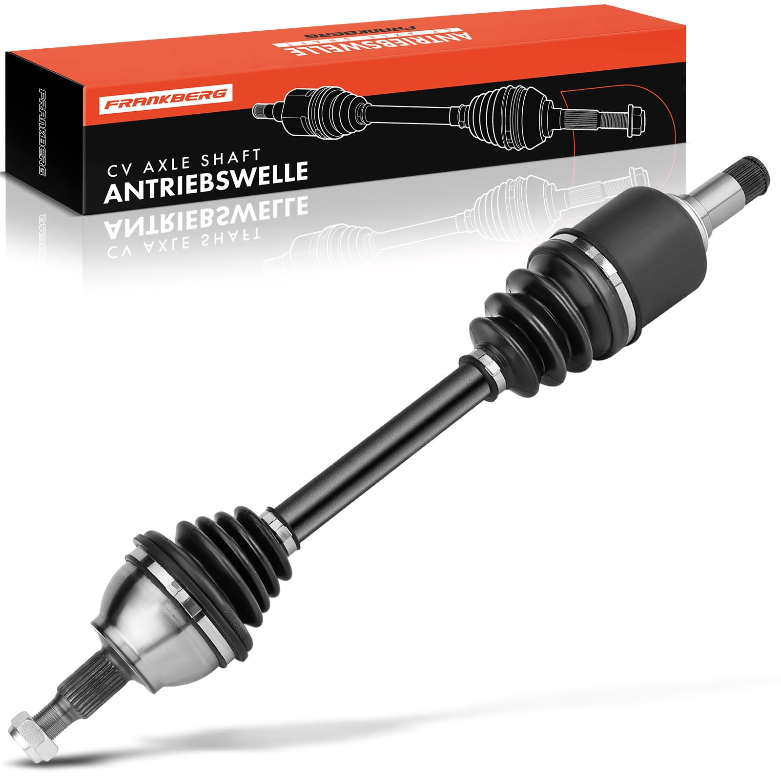 Frankberg Semiasse Albero di trasmissione Cambio automatico Asse Anteriore Sinistra senza ABS Ring Compatibile con Classe A W169 150-200 B-Class W245 150-200 Replace# 1693705572