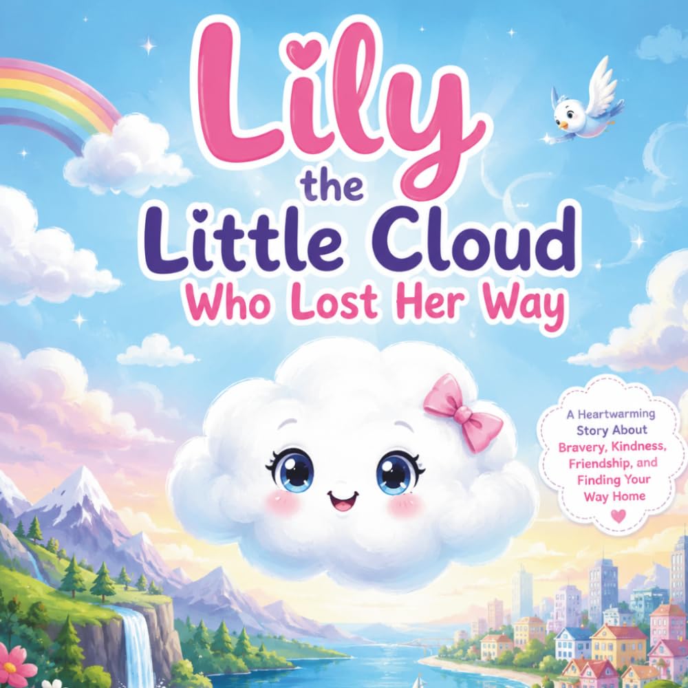 Lily the Little Cloud Who Lost Her Way: A Heartwarming Bedtime Story About Bravery, Kindness, Friendship, and Finding Your Way Home for Kids Ages 3–7
