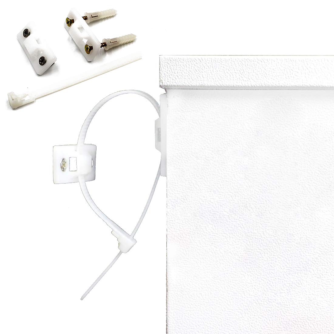 2 Pack Anti tip Wall Safety Straps and Fixing Hardware. Our