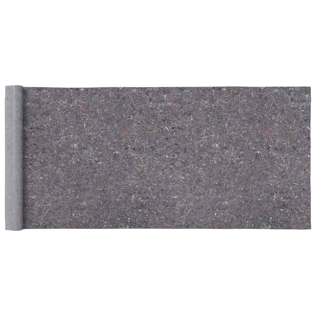 Fieltro antideslizante de 280 g m², gris, 10 x 1 m, para suelo al renovar, pintar, mudarse y construir