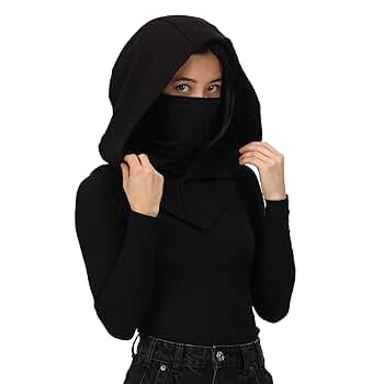 Amazon.com: Assassin Hood and Mask Cotton Ninja Balaclava