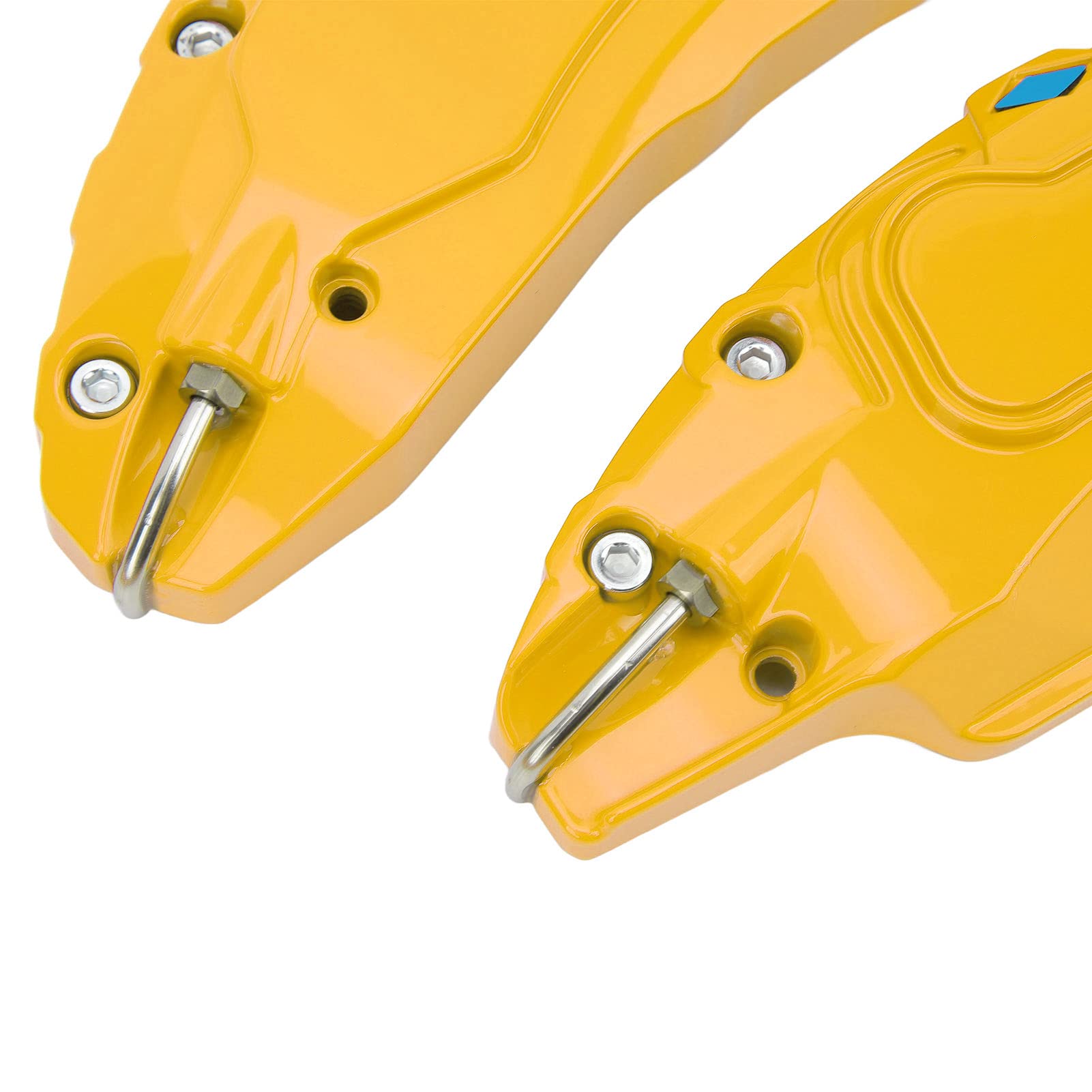 Cubierta Protectora de Pinza de Freno para, Fabricada en aleación de Aluminio Ligero, diseño aerodinámico para Discos Rojos de 18 y 19 Pulgadas, Compatible con Ruedas Originales