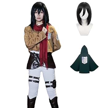 Amazon.co.jp: [Jielituo] 進撃の巨人 コスプレ ミカサ 衣装