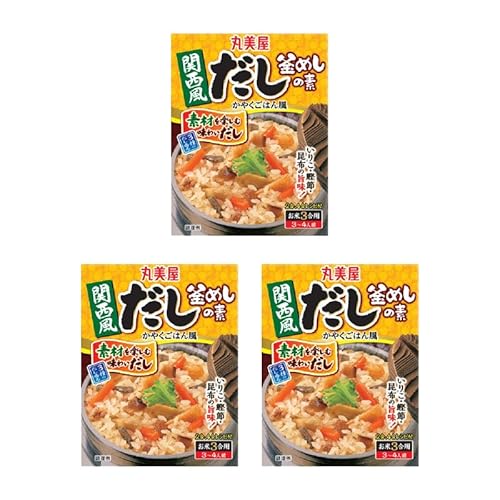 丸美屋 関西風だし釜めしの素 230g×3個 釜飯 釜めしの素 炊き込みご飯 サタプラ サタデープラス ランキング