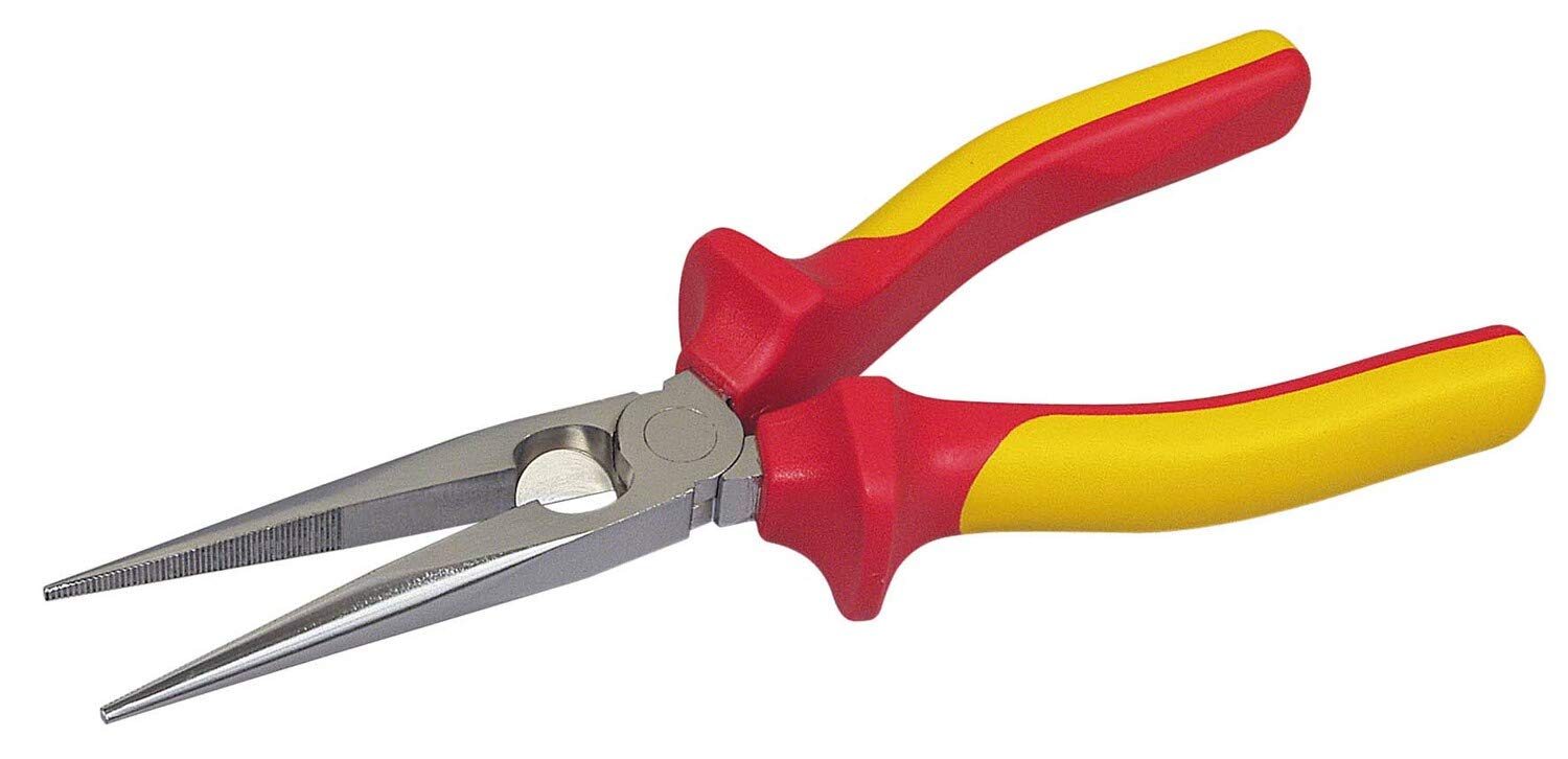 Stanley 0-84-007 Long Nose Plier - Yellow/Red