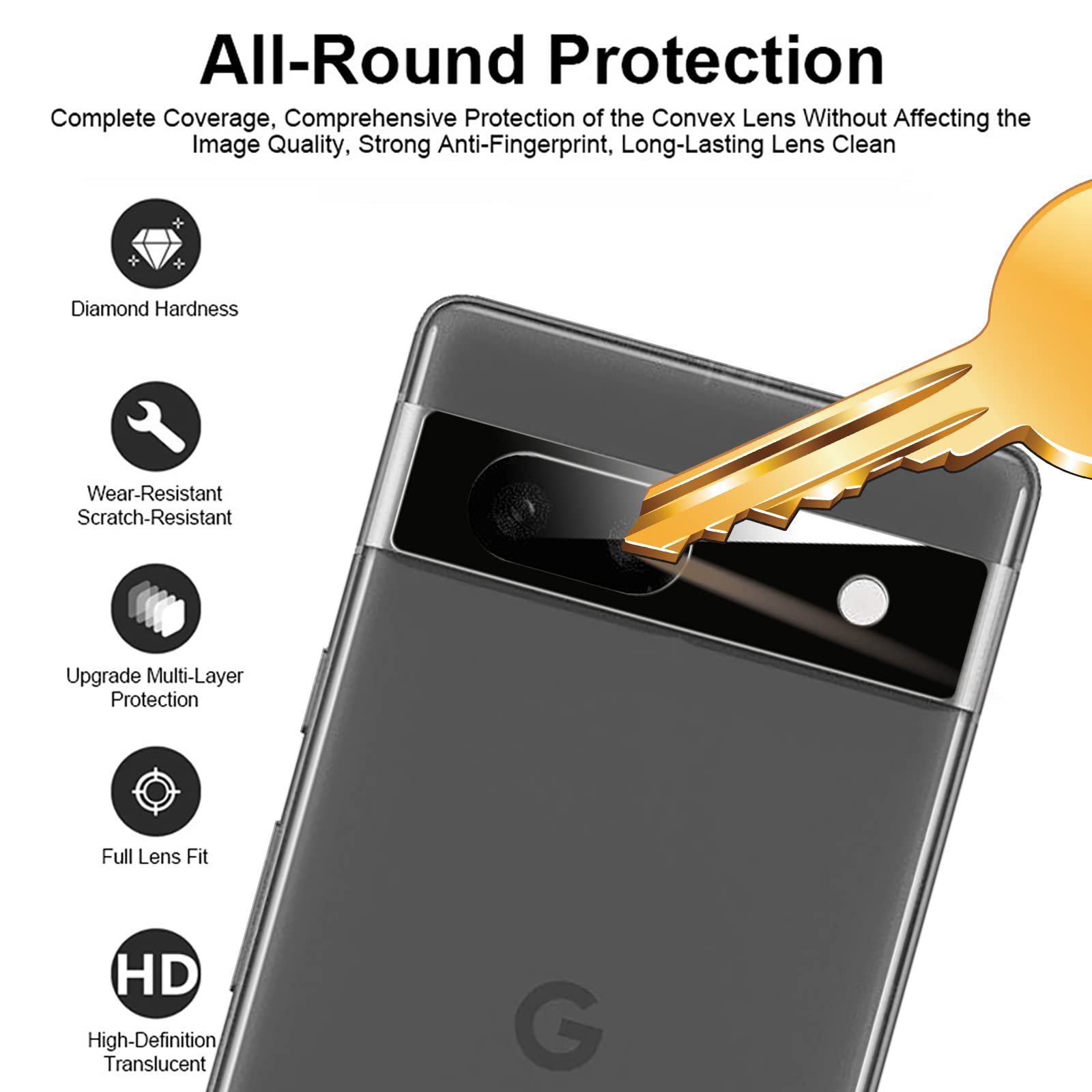 3Glass 1lens Pixel7a Pellicola Protettiva In Vetro Temperato Per Google Pixel 8 7a 7 6 A Pixel7 5g~p134008149
