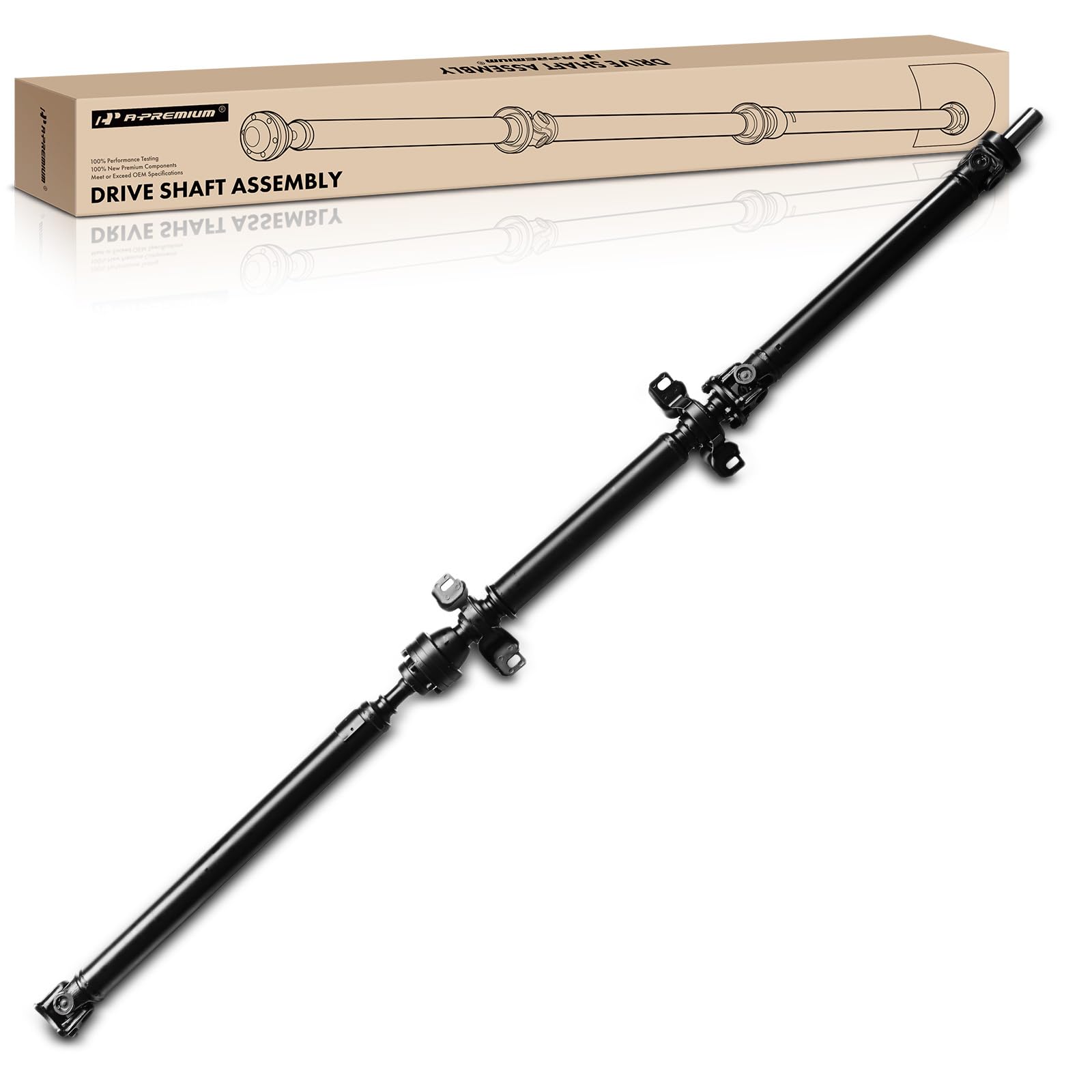 A-Premium Rear Driveshaft For 2010-2013 Acura MDX & ZDX V6 3.7L - 86.25" Length, Replaces 40100-STX-A52