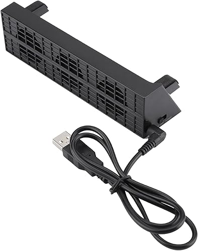 Miniatura 5 de Bewinner Ventilador de refrigeración DC de 5 V para consola de juegos PS4 Slim - Bajo ruido, 3 ventiladores, diseño ergonómico, ventilador de