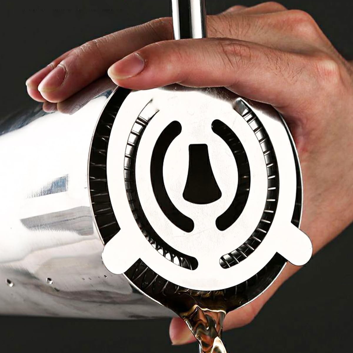 Set di 16 shaker per cocktail con scala, set da cocktail barman in acciaio inox, set professionale per cocktail shaker con accessori, latte, tazza da tè, set di attrezzi