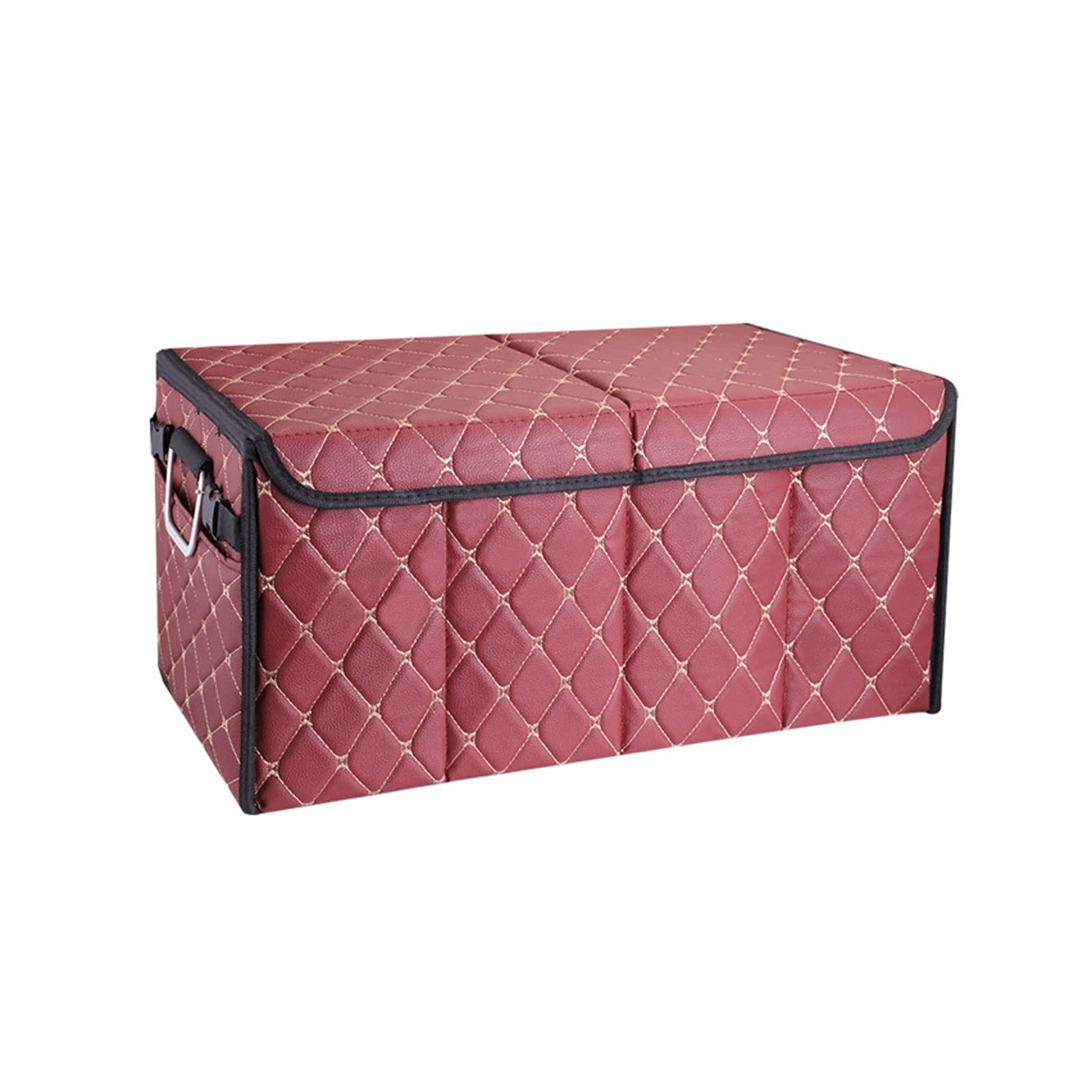 Dfrywdgsey E Multifunctional Foldabl Car Trunk Storag Box With Cover(E)