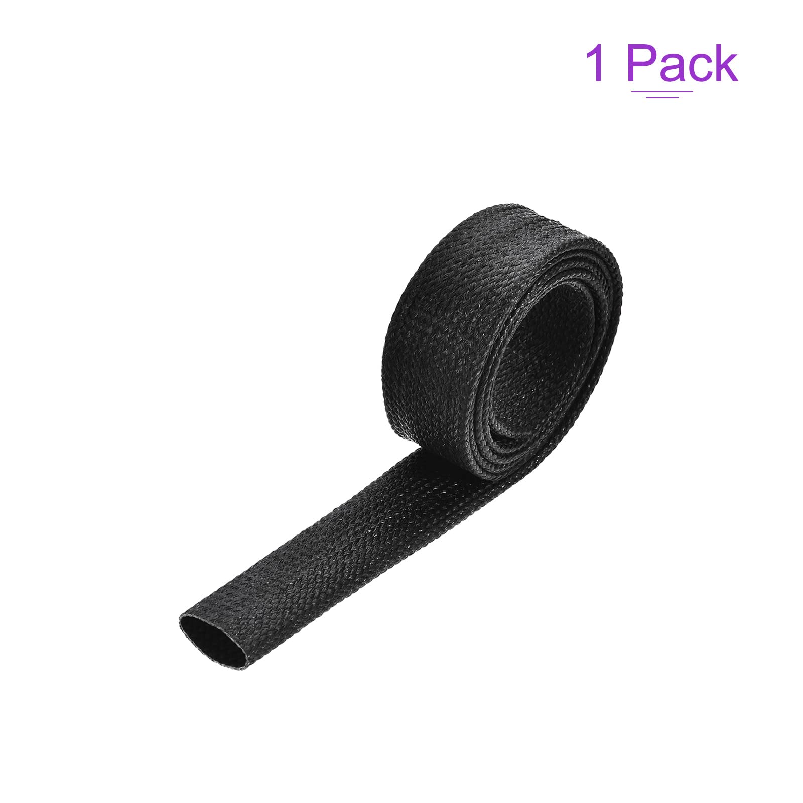 DMiotech 1pz 3.3Ft-16mm Nero Silicone Fibra vetro Alta Temperatura Guaina