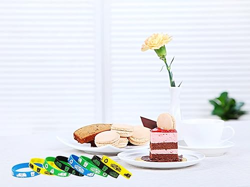 Miniatura 5 de 48 pulseras de goma con temática de camión de basura, pulseras de silicona, decoraciones de reciclaje de gestión de residuos, regalos de fiesta de
