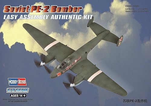 Hobby Boss Kit de montaje fácil de bombardero soviético PE-2