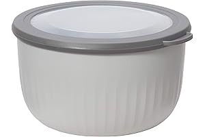 Oggi Prep, Store & Serve Plastic Bowl with Transparent Lid