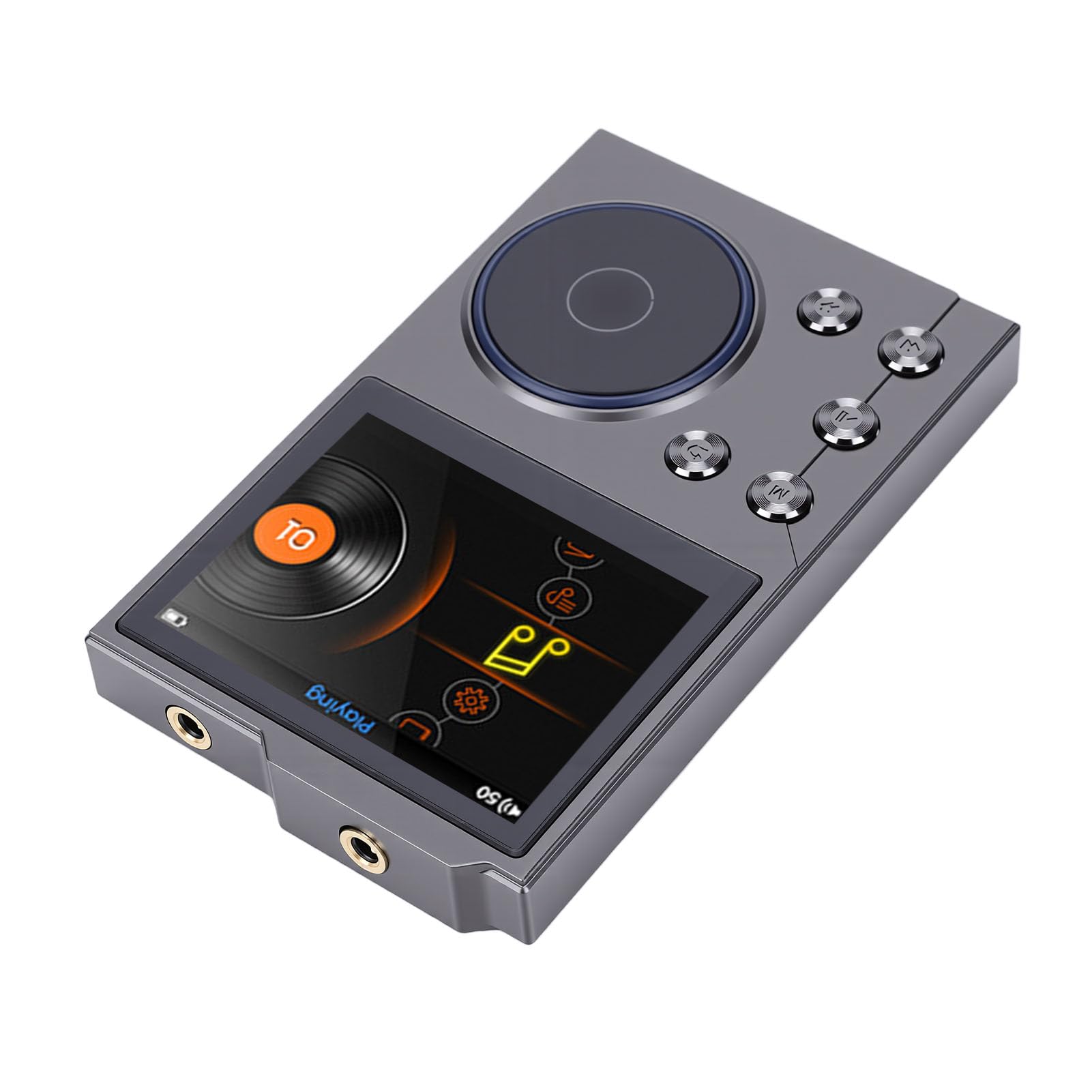 Lettore MP3 HiFi Ad Alta Risoluzione con Lettore Audio Digitale Bluetooth 5.0 Musicale Compatto per Appassionati di Musica 101 X 63 X 19 Mm