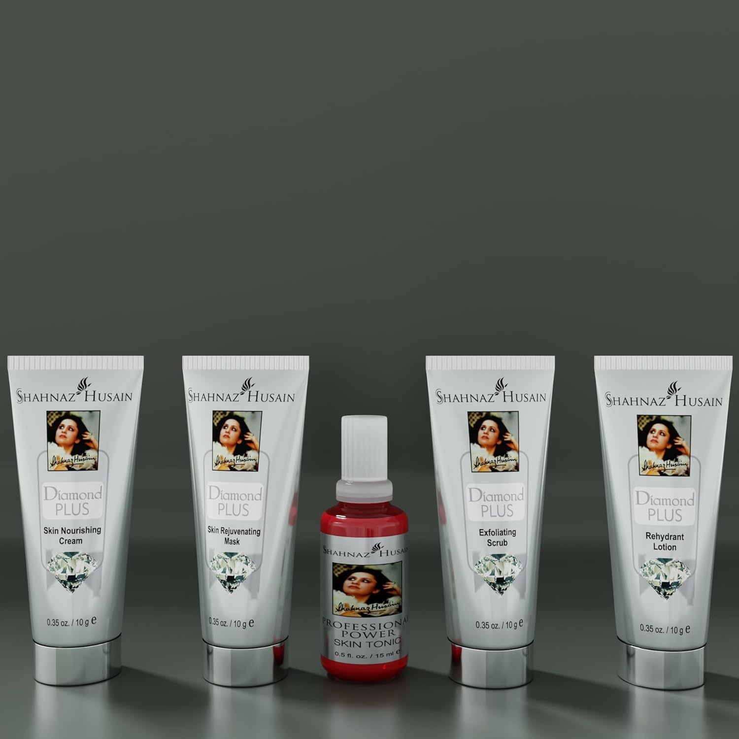 Shahnaz Husain Facial Kit | Sahnaz Husain Gold Kit | Skin Care and Skin Repair | Gold Skin Revival Kit | Facial Kit (Includes Professional Power Tonic 15 ml) 100% Original (See Hologram)