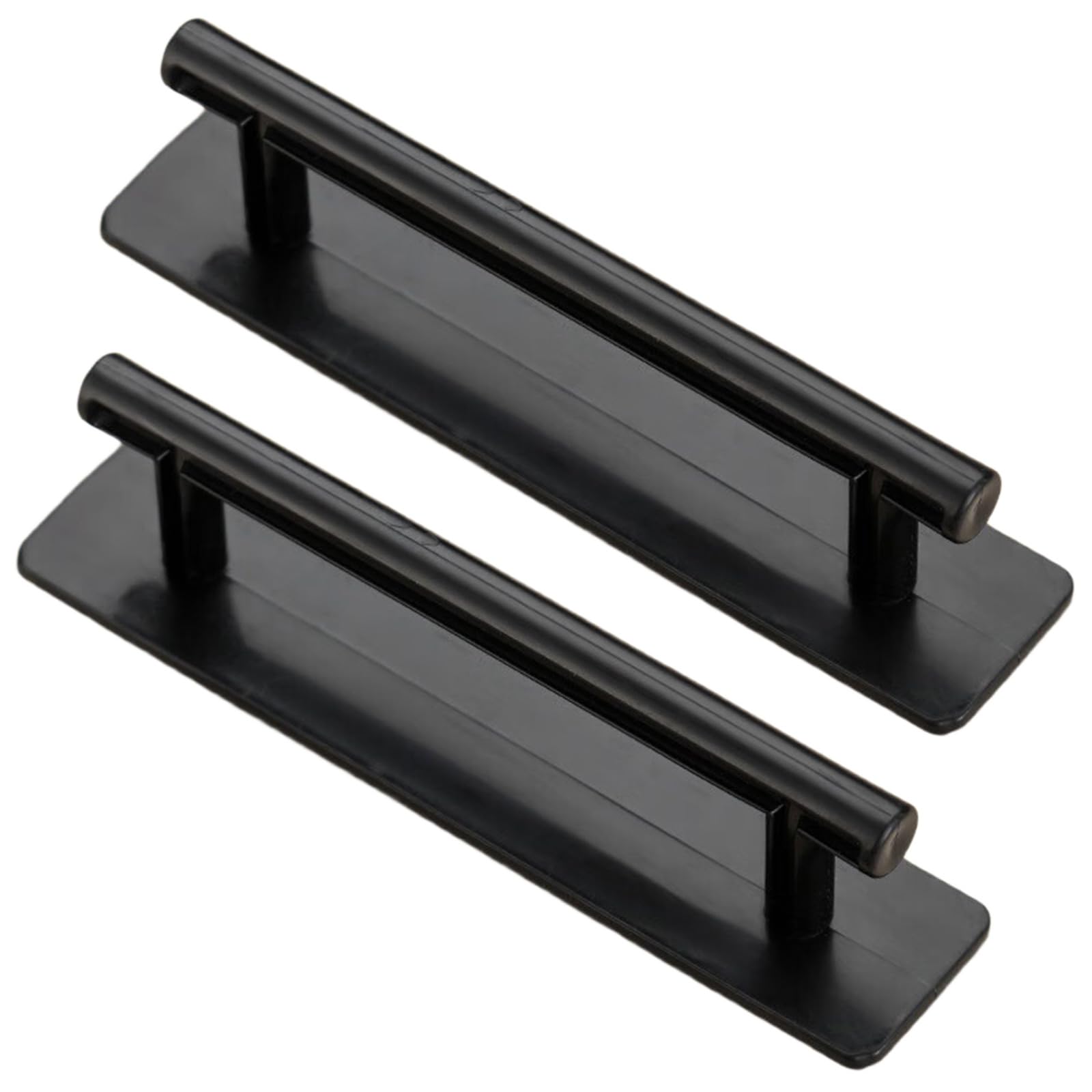 Fexxkg Black Not Slip Door Handles Waterproof Auto Stick Designs Easy Setups Upgrades For Kitchen Cabinets Wardrobes Drawers Door Pulls